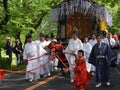 The parade of Kyoto Aoi festival, Japan.