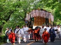 The parade of Kyoto Aoi festival, Japan.