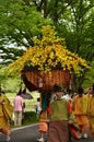 The parade of Kyoto Aoi festival, Japan. Royalty Free Stock Photo