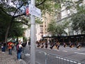 Parade, Labor Day Parade, NYC IS A UNION TOWN, 5th Avenue, NYC, NY, USA Royalty Free Stock Photo