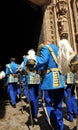 Parade of the municipal police in full uniform, Sevilla, Spain