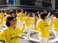 Parade in New York City, NYC, NY, USA Royalty Free Stock Photo