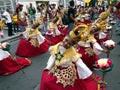 Parade participants in their colorful costumes during the Sumaka Festival in Antipolo City.