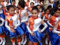 Parade participants in their colorful costumes during the Sumaka Festival in Antipolo City.