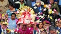 Parade `Pase Del NiÃÂ±o Viajero` Traveling Child, Ecuador