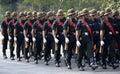 Parade rehearsal of Republic day