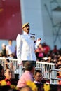 Parade RSM MWO Kannan Tamizh giving command