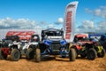 Parade of sports cars before the start of the race