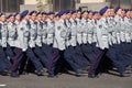 Parade Victory on May 9, 2013 Kiev, Ukraine Royalty Free Stock Photo