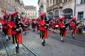 Parade, Waggis, Carnival in Basel, Switzerland Royalty Free Stock Photo