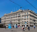 Paradeplatz square in Zurich