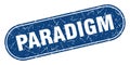 paradigm sign. paradigm grunge stamp.