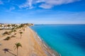 Paradis or Paraiso beach playa in Vila Joiosa Royalty Free Stock Photo