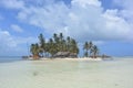 Paradisaical beach in San Blas archipelago, PanamÃÂ¡ Royalty Free Stock Photo