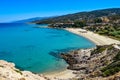 Paradise Aegean Sea beach in Ikaria island, Greece.