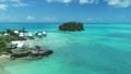 Paradise, Aerial Shoot, Beautiful Landscape, Atlantic Ocean, Islands Of Bermuda, Rocky Reefs, Tropical Beach