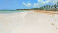 Paradise beach in Bavaro Punta Cana Dominican Republic Royalty Free Stock Photo