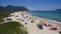 Paradise beach, beautiful beach, wonderful beaches around the world, Grumari beach, Rio de Janeiro, Brazil, South America Brazil Royalty Free Stock Photo