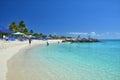 Paradise beach at Eleuthera island, Bahamas. Royalty Free Stock Photo