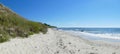 Paradise beach island of Bornholm Denmark panorama, vacation holiday, travel Royalty Free Stock Photo