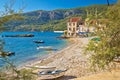 Paradise beach in Komiza adriatic village