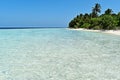 Idyllic beach in Maldives.