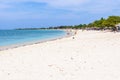 The paradise beach of Playa Ancon in Cuba