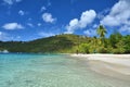 The paradise beach in Saint Thomas