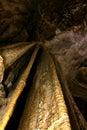 Paradise cave Vietnam impressive limestone formations Royalty Free Stock Photo