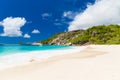 Amazing tropical beach with granite boulders on Grande Soeur Island, Seychelles