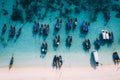 Paradise Island Crystal Clear Sea, Blu, palms, on fyre