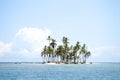 Paradise Islands in Guna Yala, Kuna Yala, San Blas, Panama. Sunset. Sunrise. Royalty Free Stock Photo