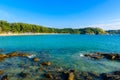 Paradise Nai Harn beach at beautiful coast, Located in Phuket Province, tropical travel destination Thailand Royalty Free Stock Photo