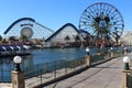 Paradise Pier at Disney's California Adventure Royalty Free Stock Photo