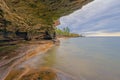 Paradise Point Sea Cave Lake Superior Royalty Free Stock Photo