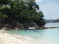 Paradise tropical island beach, Coron, Philippines Royalty Free Stock Photo