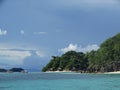 Paradise tropical island beach, Coron, Philippines Royalty Free Stock Photo