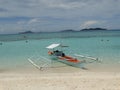 Landscape of paradise tropical island beach, Coron, Philippines Royalty Free Stock Photo