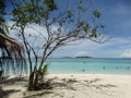 Paradise tropical island beach, Coron, Philippines Royalty Free Stock Photo