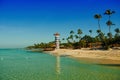 Paradise tropical island in Dominican Republic. Royalty Free Stock Photo