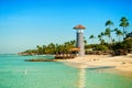 Paradise tropical island in Dominican Republic. Royalty Free Stock Photo