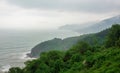 Paradise tropical seascape from Hai Van pass, Vietnam Royalty Free Stock Photo