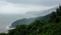 Paradise tropical seascape from Hai Van pass, Vietnam Royalty Free Stock Photo