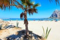 San Vito lo Capo beach, Sicily, Italy Royalty Free Stock Photo