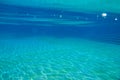 Paradise water Below the surface. Underwater photography Royalty Free Stock Photo