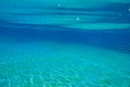 Paradise water Below the surface. Underwater photography. Royalty Free Stock Photo