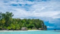 Paradise in Water Hut of Homestay on Kri Island. Raja Ampat, Indonesia, West Papua