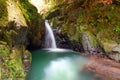 Paradise waterfall in the jungle