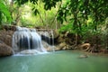 Paradise Waterfall in Kanchanaburi, Thailand.