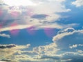 Heavenly clouds wallpaper Royalty Free Stock Photo